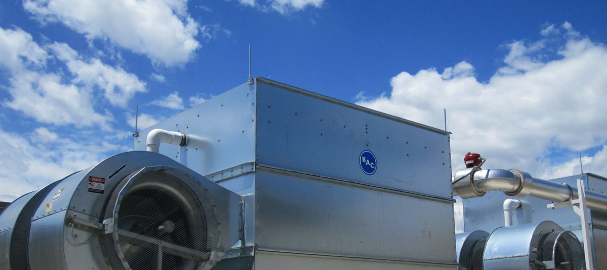 A Commercial-Grade Cooling Tower Installed, Serviced and Maintained by Loren and Associates.